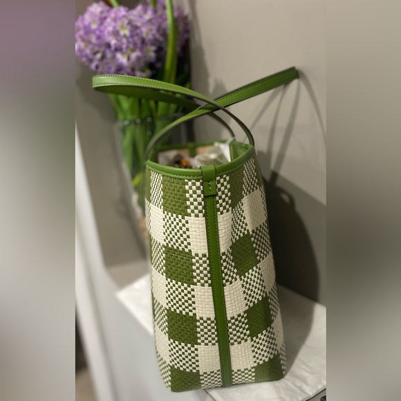 TORY BURCH Blake Straw Tote NWT - Picture 9 of 16